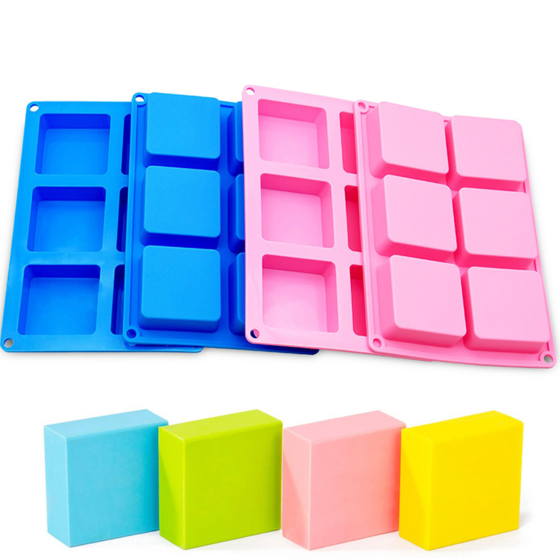 Soap Making Oven - Quadratische Seifen formen Antihaft-Silikon pfanne mit