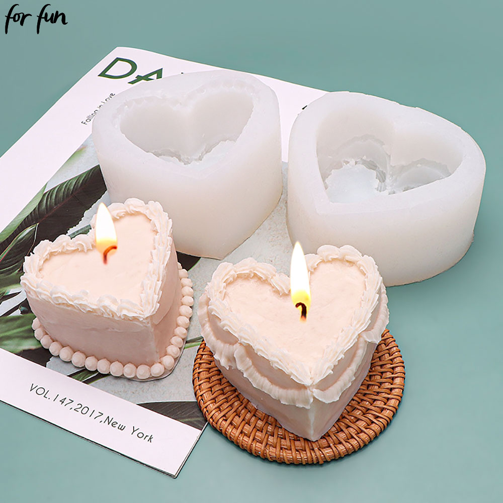 Soap Making Things - Für Spaß Herz Kuchen Geformte Kerze