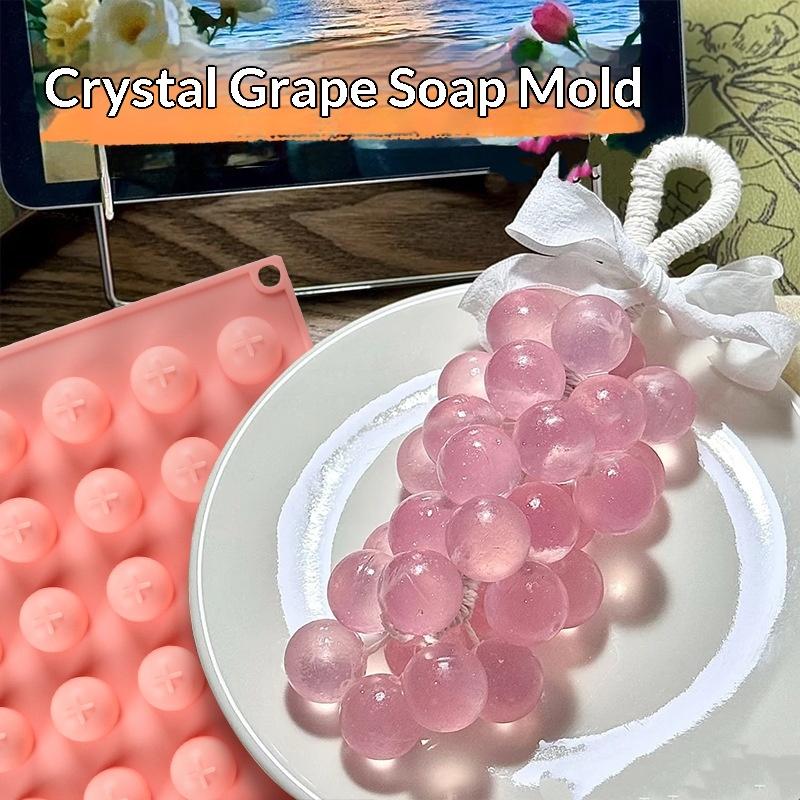 Soap Making Lye - Silikon-Weintraubenformen, leicht zu entnehmen, antihaftbeschichtet, für