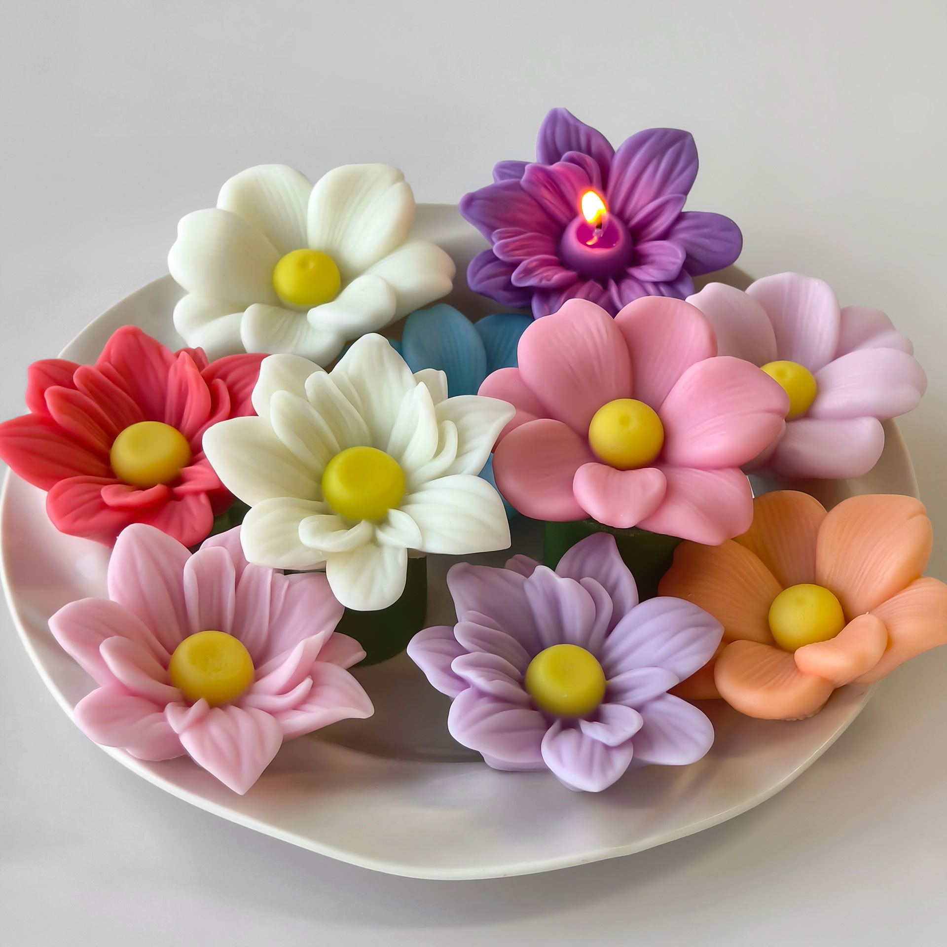 DIY Blumen Aroma Kerze Silikon – Soap Making Things Bewertung und Preis