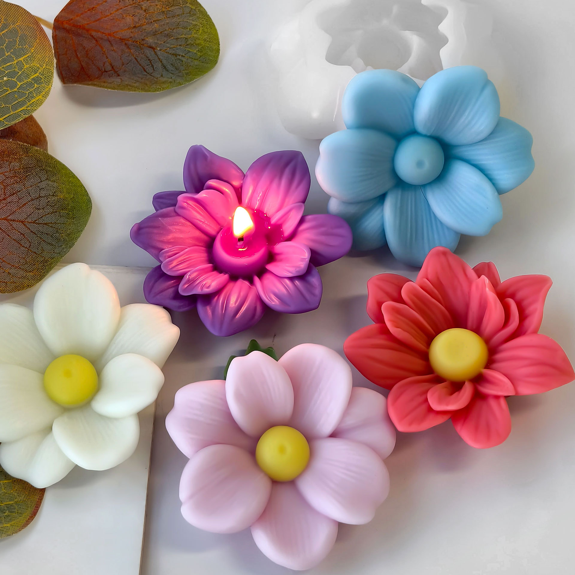 DIY Blumen Aroma Kerze Silikon – Soap Making Things Bewertung und Preis