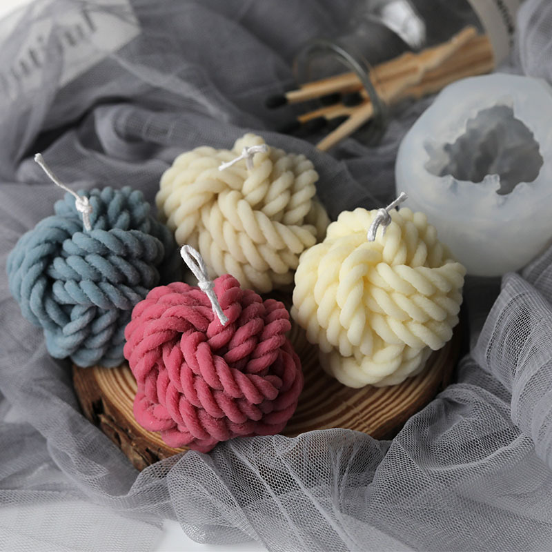 3D Wolle Form Kerze Form Duftk – Soap Making Things Bewertung und Preis