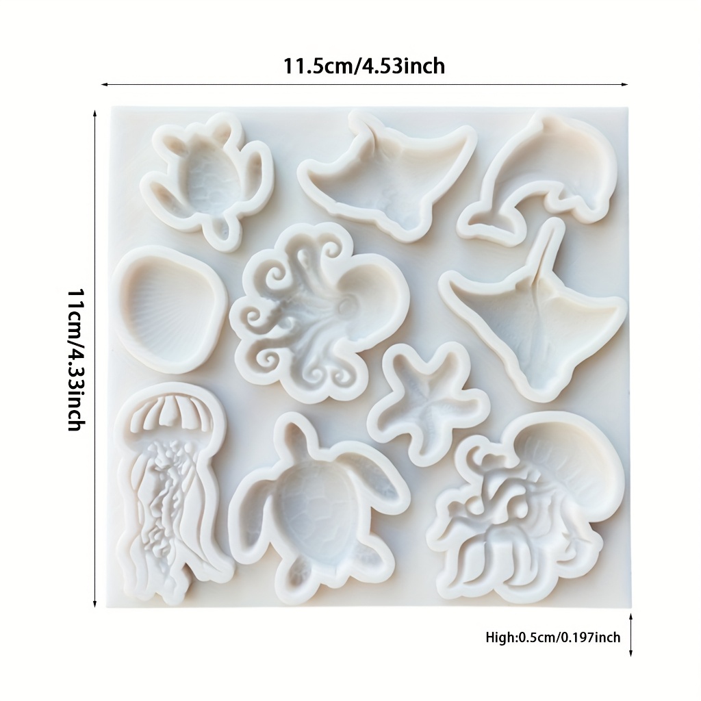 Meerestier-Silikonform: Oktopu – Soap Making Lye Bewertung und Preis