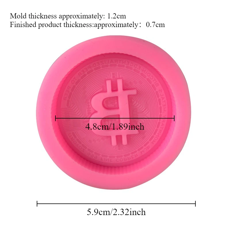 1/3 Stück Bitcoin-Logo Seifenf – Soap Making Oven Bewertung und Preis