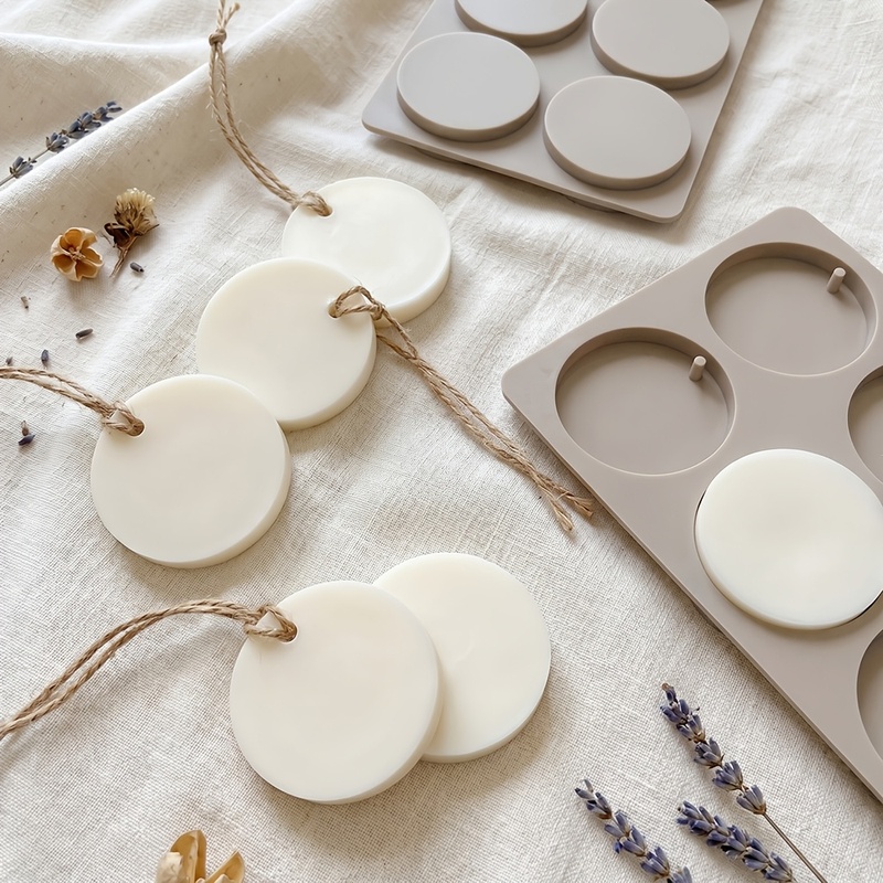 6-fach runde Silikonform für A – Soap Making Lye Bewertung und Preis
