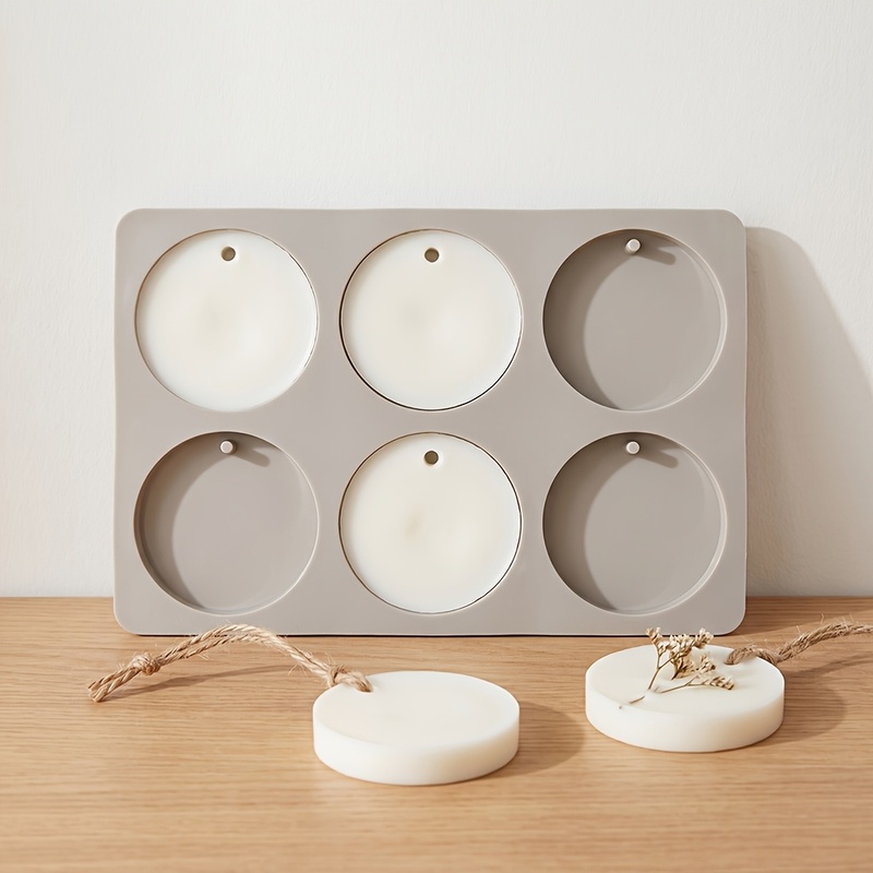 6-fach runde Silikonform für A – Soap Making Lye Bewertung und Preis