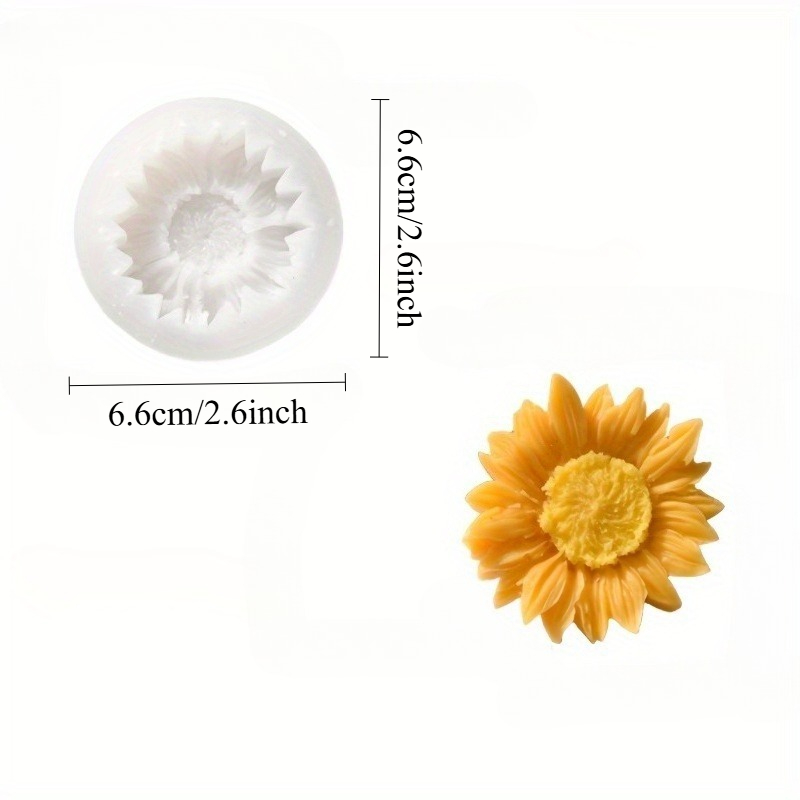 Lebendige 3D-Sonnenblumen-Sili – Soap Making Oven Bewertung und Preis
