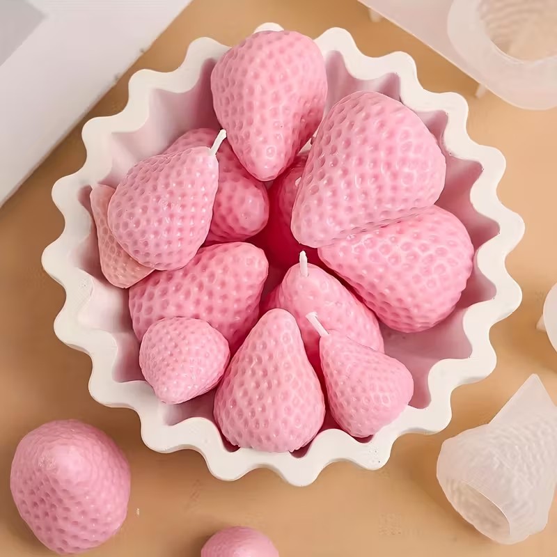 Erdbeer-Silikonform für DIY Ar – Soap Making Lye Bewertung und Preis