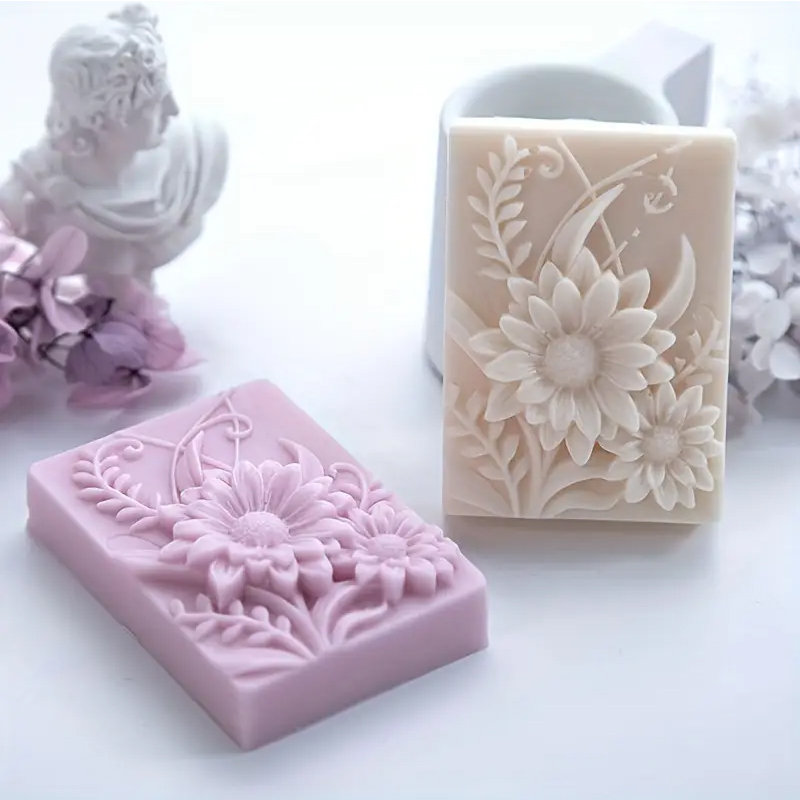 3D Blume Quadrat Seife Silikon – Soap Making Things Bewertung und Preis