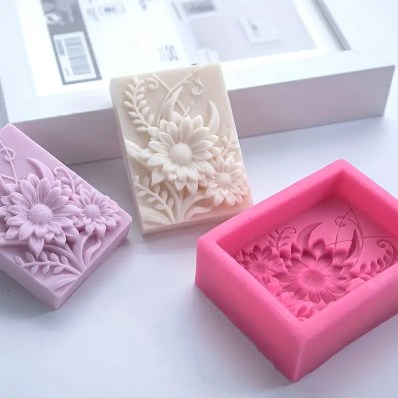 3D Blume Quadrat Seife Silikon – Soap Making Things Bewertung und Preis
