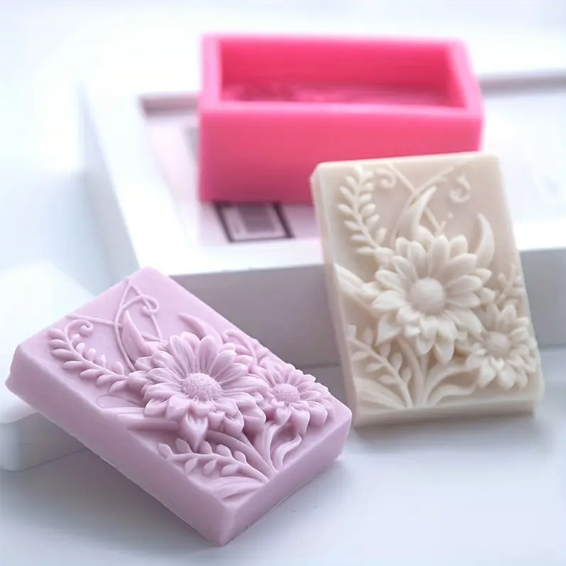 3D Blume Quadrat Seife Silikon – Soap Making Things Bewertung und Preis