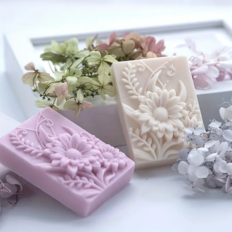 3D Blume Quadrat Seife Silikon – Soap Making Things Bewertung und Preis