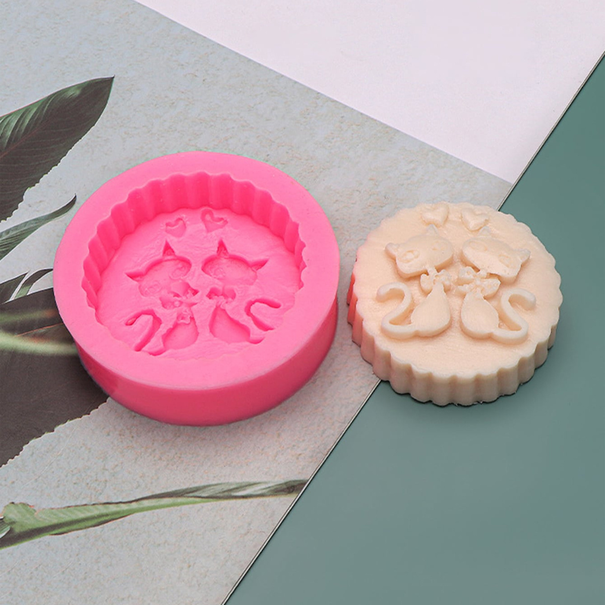 1-teilige Silikon-Katzen-Seife – Soap Making Things Bewertung und Preis