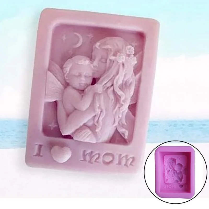 1pc Mutter hält Baby Liebe Mut – Soap Making Lye Bewertung und Preis