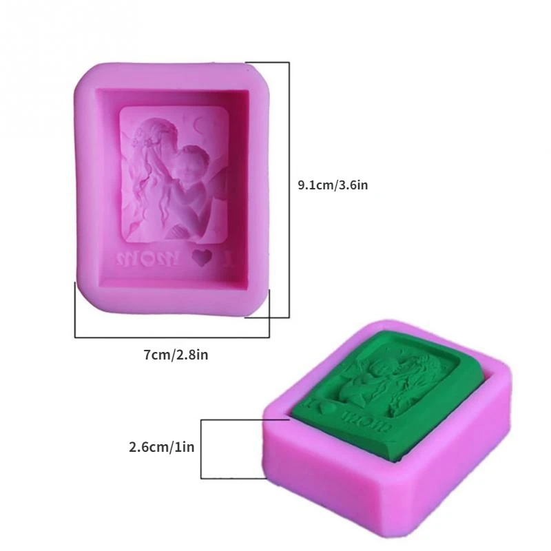 1pc Mutter hält Baby Liebe Mut – Soap Making Lye Bewertung und Preis