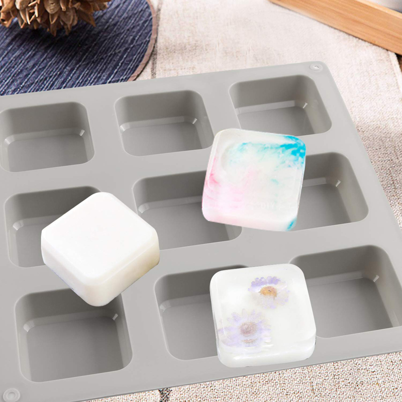 1 PCS Silikon Seife Formen 9 K – Soap Making Things Bewertung und Preis