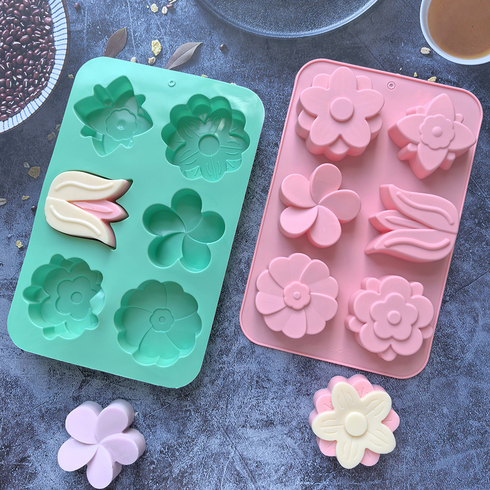 Verschiedene Blumen-Silikonfor – Soap Making Store Bewertung und Preis