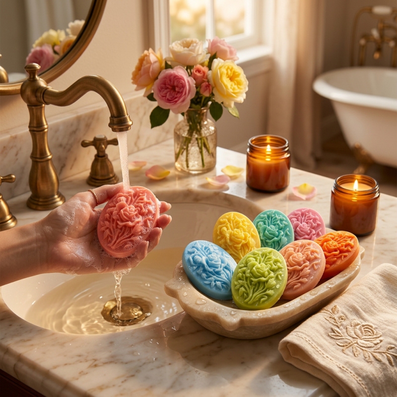 4 Silikonformen in Blumenform, – Soap Making Oven Bewertung und Preis