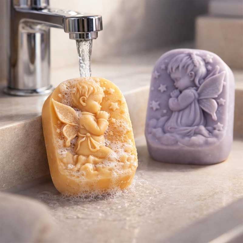 Engel-Silikonform für Seifenhe – Soap Making Store Bewertung und Preis
