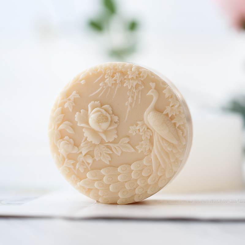 Silikon-Seifenform mit Pfauenb – Soap Making Things Bewertung und Preis